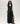 HANNEI OVERALL DRESS IN BLACK METALLIC